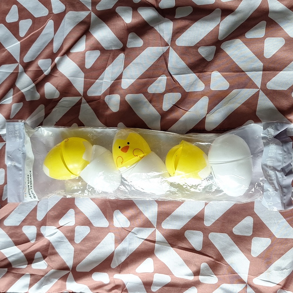 Bunny & chick easter eggs